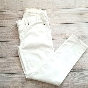 J. Crew White Skinny Jeans